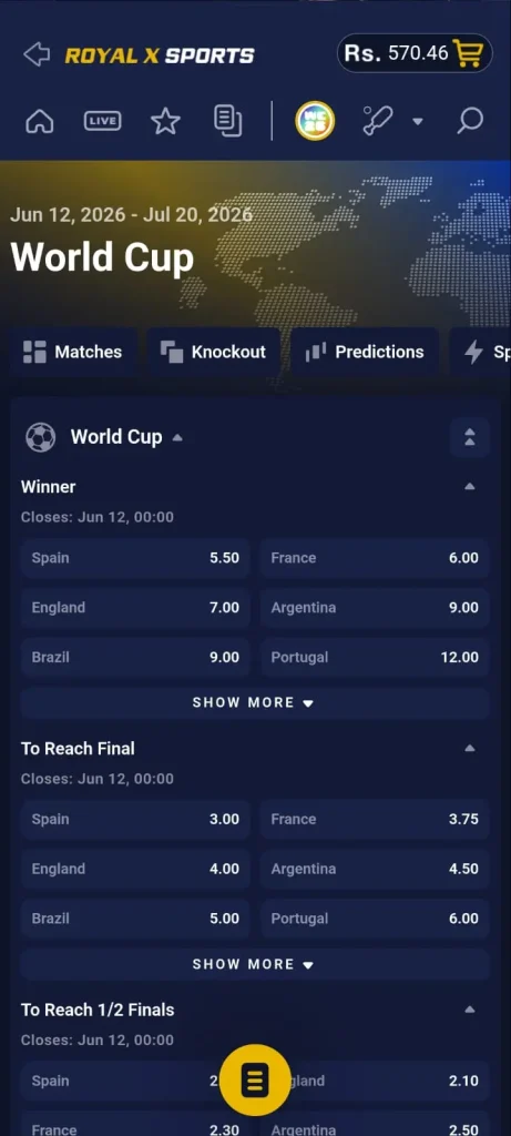 royal x sports worldcup